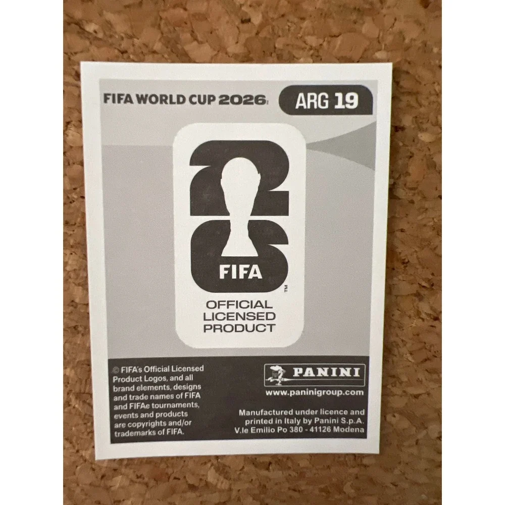 Panini FIFA World Cup 2026 Julian Alvarez Argentina Sticker ARG 19 Soccer Card